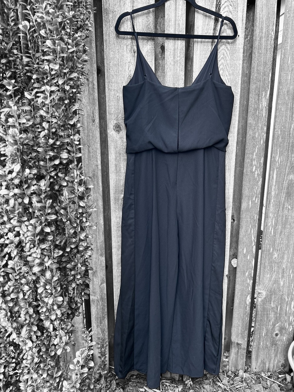 Saunders Collective Black Spaghetti Strap Jumpsuit Size 14 - Picture 3 of 4